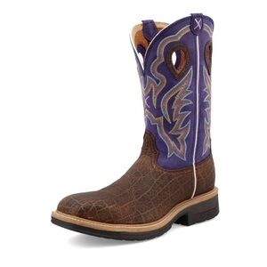 Men’s Twisted X Alloy Toe Western Work Boot 10.5 D